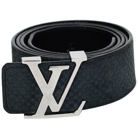 louis vuitton damier belt black|louis vuitton suede belt.